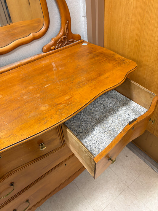 Princess Dresser with Harp Mirror