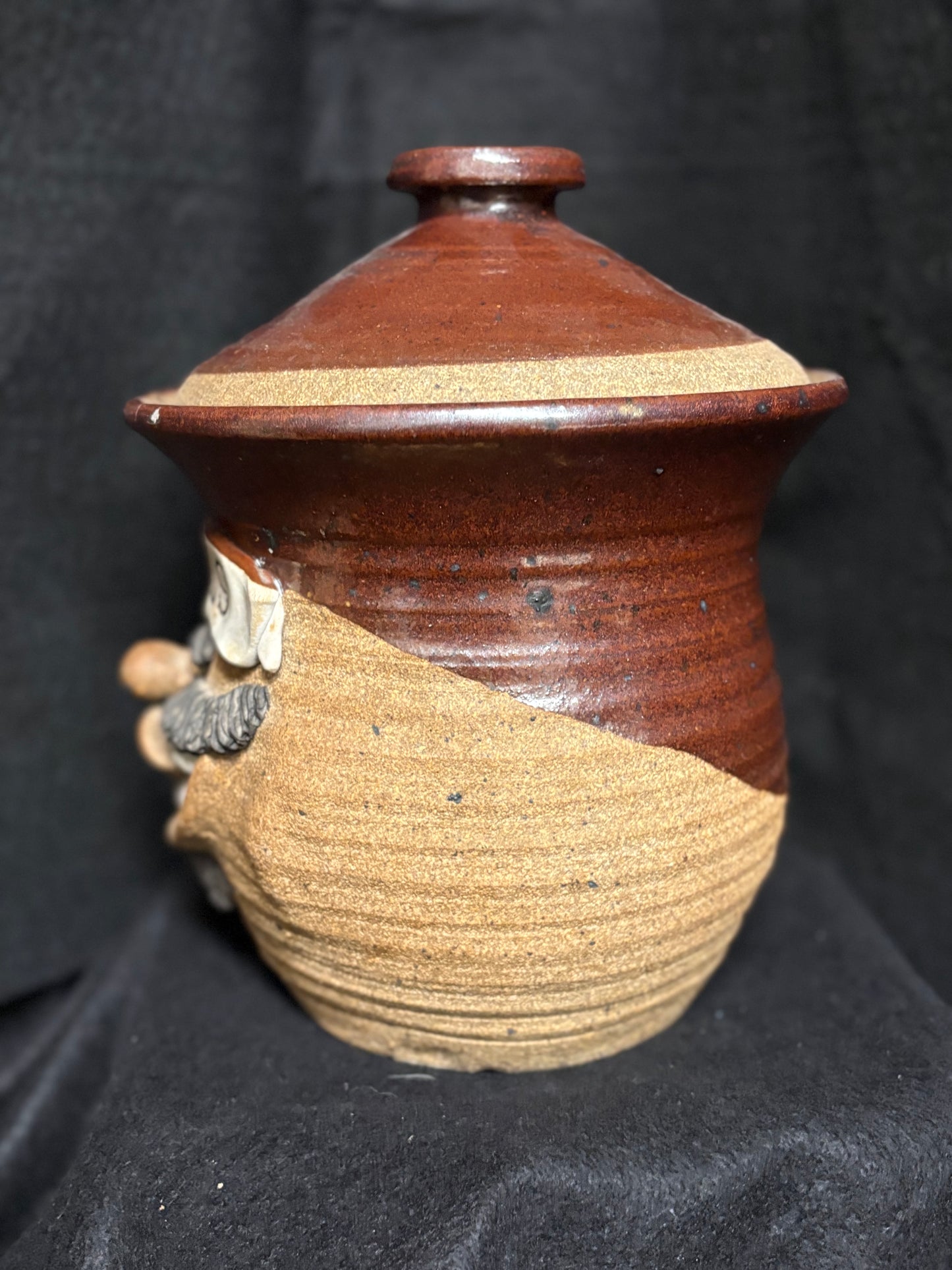 Vintage Stoneware Cookie Jar