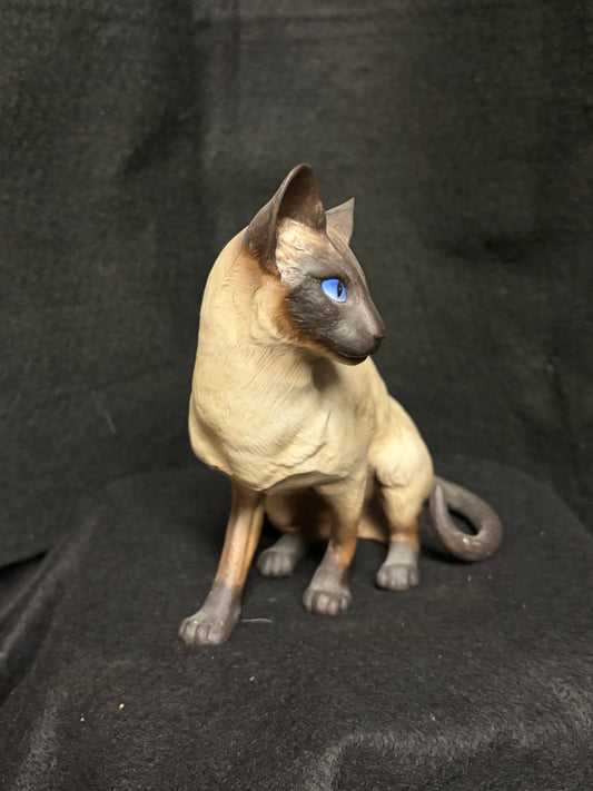 Vintage Siamese Cat Figurine