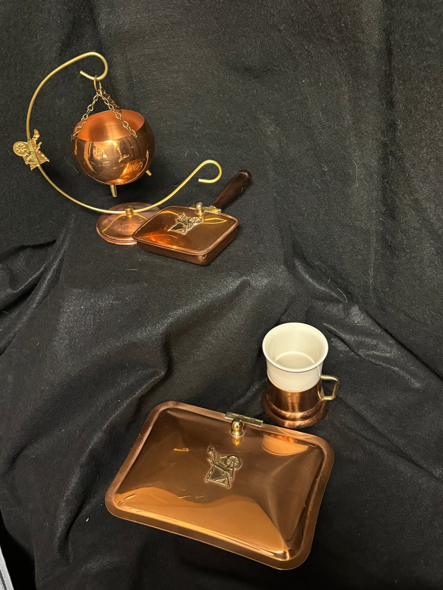 Copper and Brass Set (4 piece)