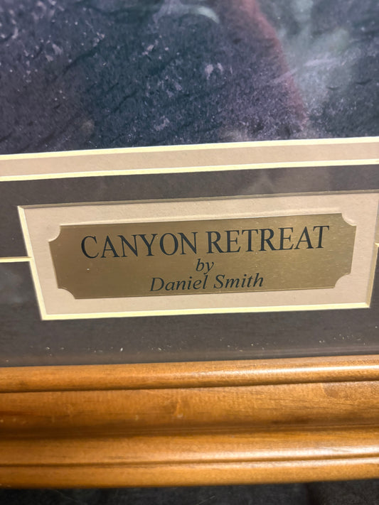 "Canyon Retreat" Framed Print