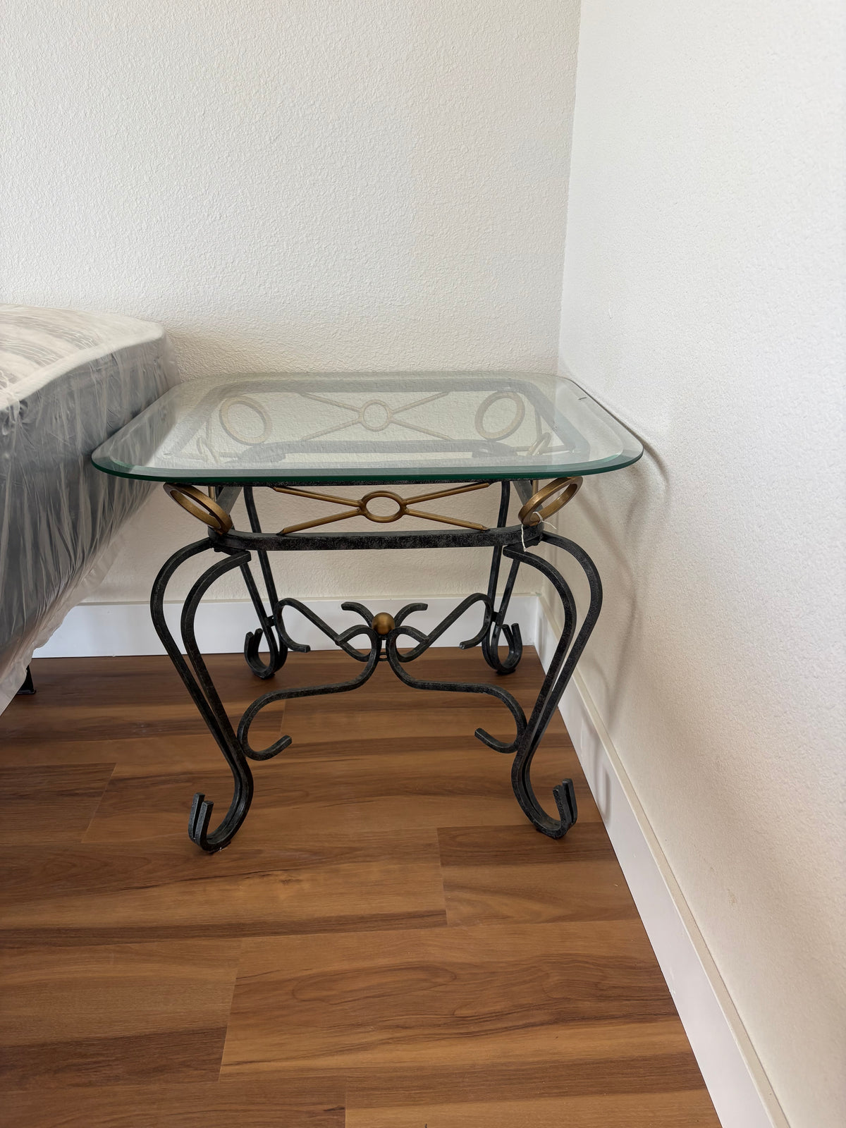 Glass top Side Table