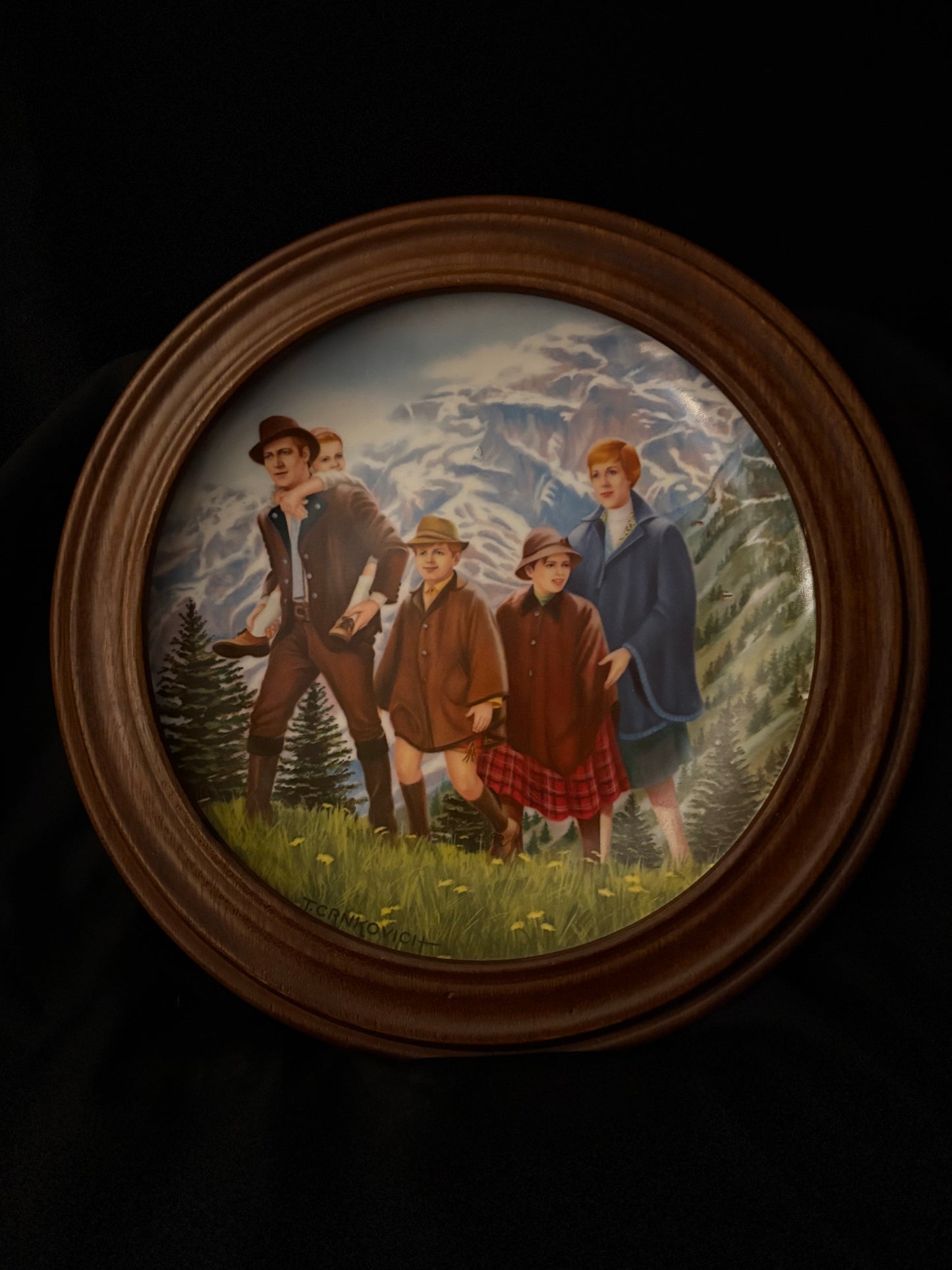 "Climb Ev'ry Mountain" Framed Collector's Plate