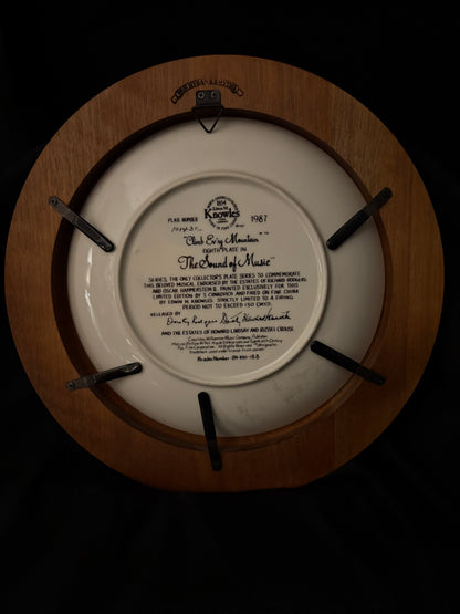 "Climb Ev'ry Mountain" Framed Collector's Plate