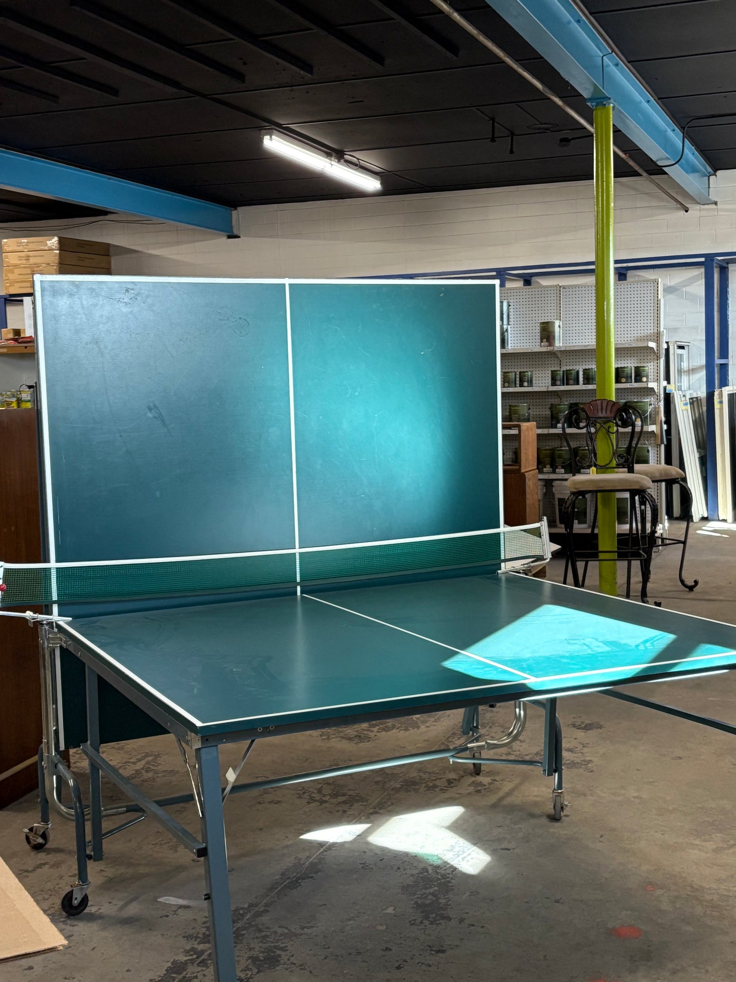 Rolling Ping Pong Table