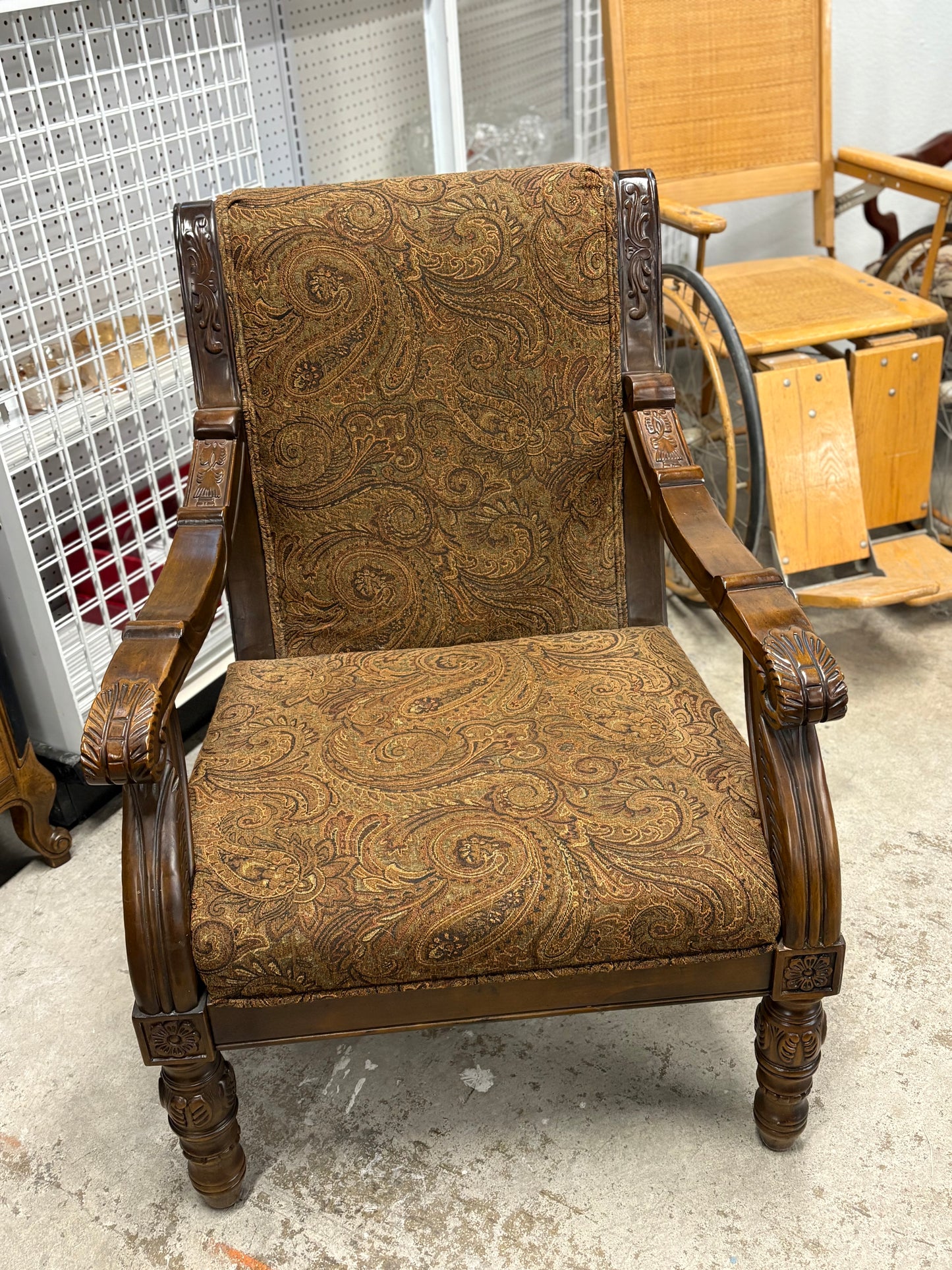 Bradington Truffle Accent Chair