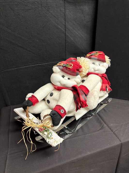Snowman Sled