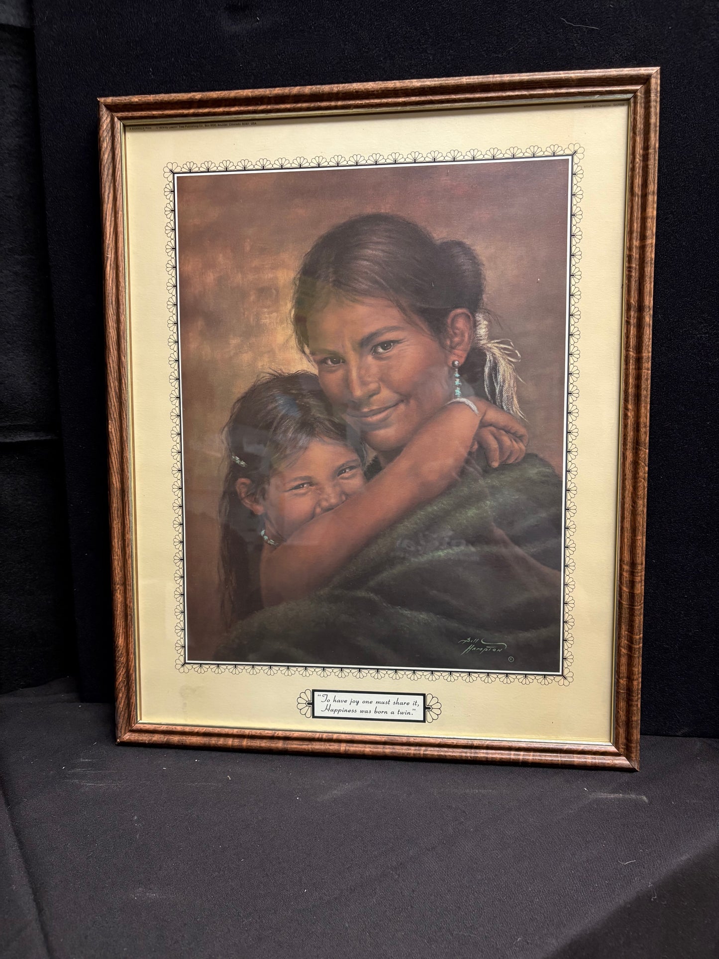 Mom & Child Framed Print