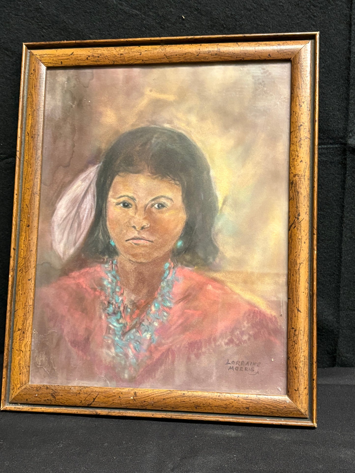 Chalk Portrait of a Child