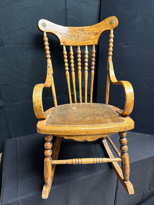Oak Child Rocker