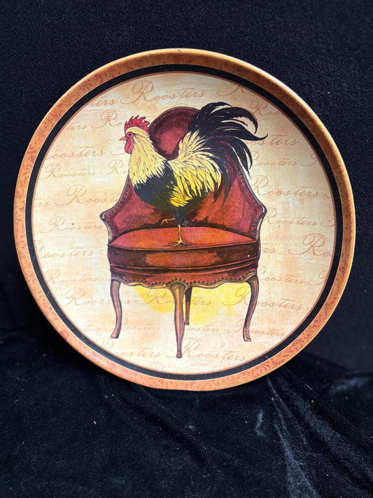 Rooster Serving Plate