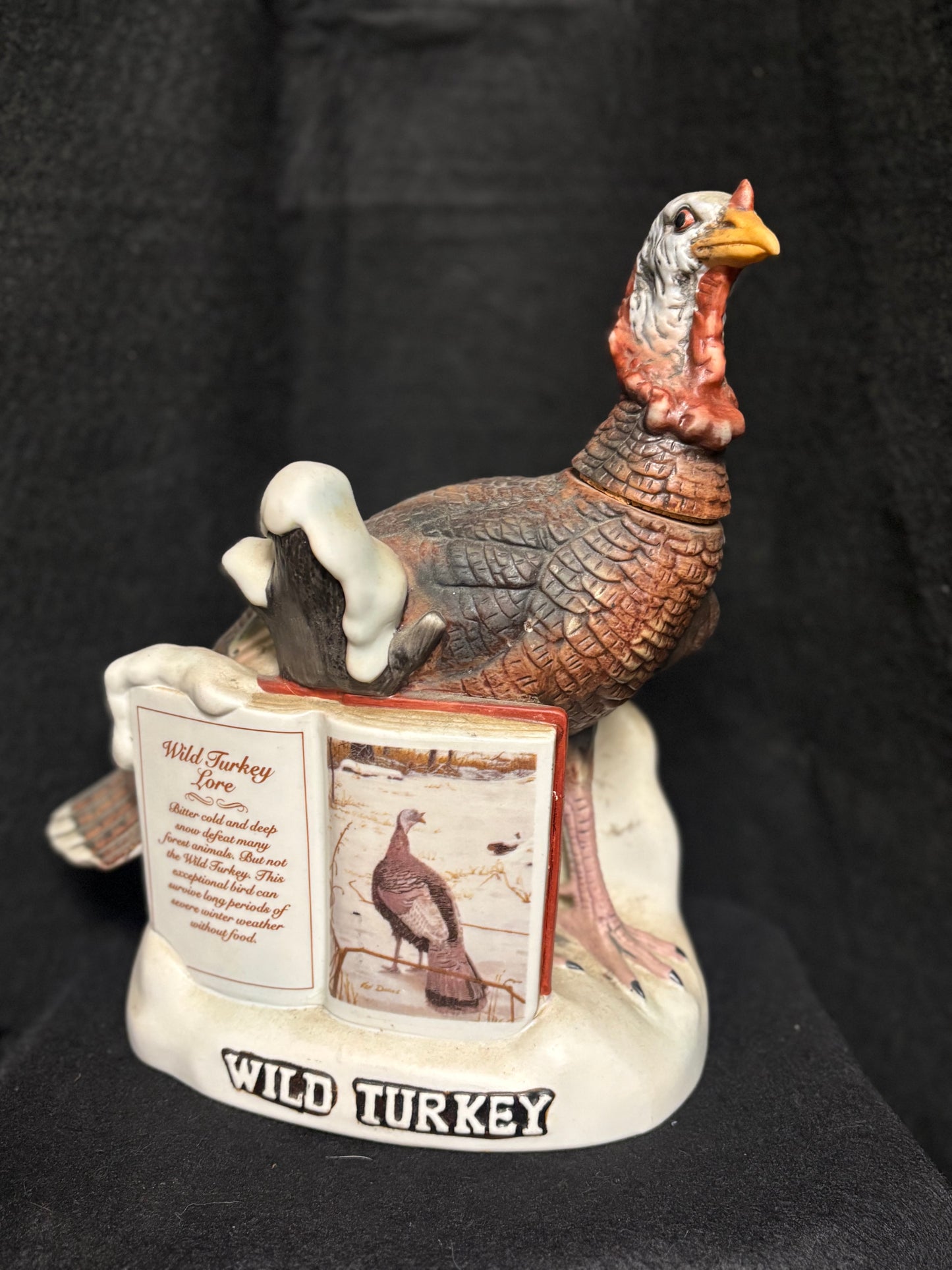 Wild Turkey Porcelain Liquor Bottle