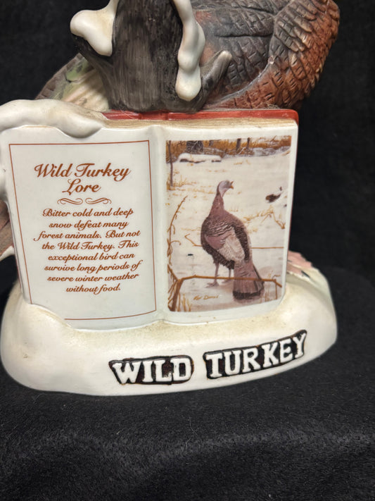 Wild Turkey Porcelain Liquor Bottle