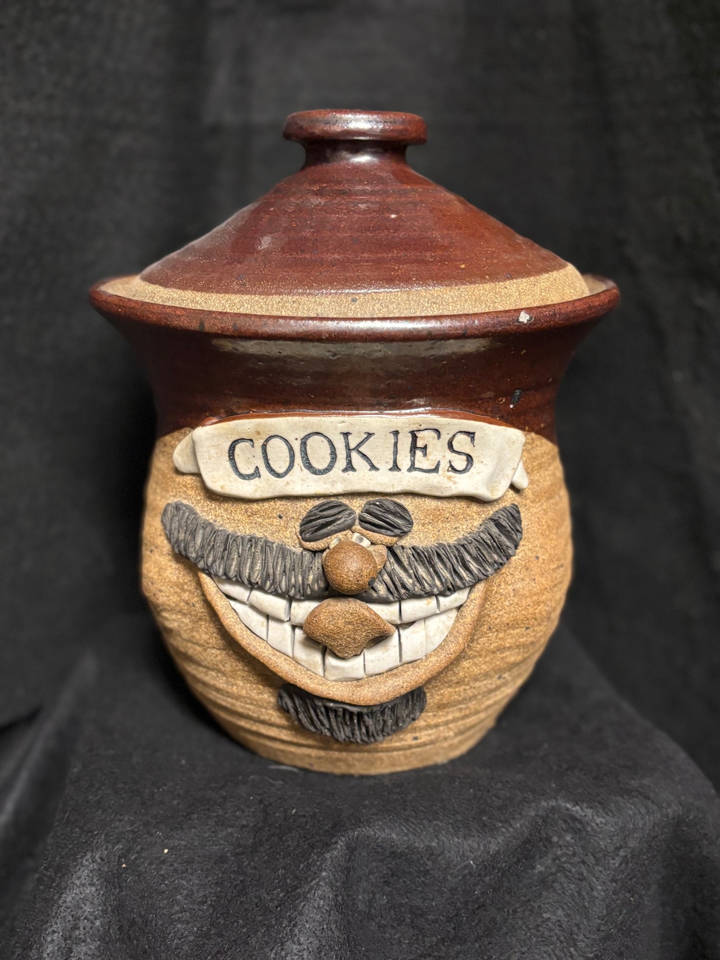 Vintage Stoneware Cookie Jar