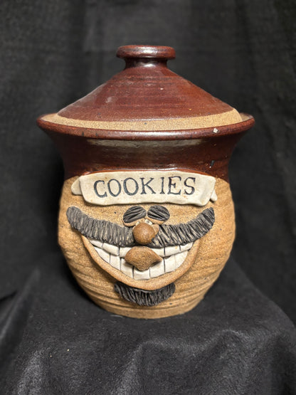 Vintage Stoneware Cookie Jar