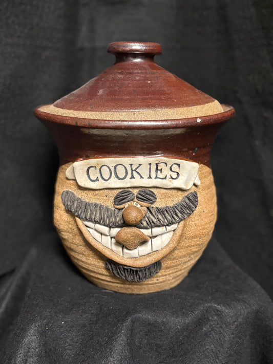 Vintage Stoneware Cookie Jar