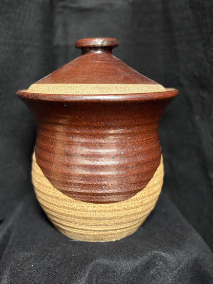 Vintage Stoneware Cookie Jar