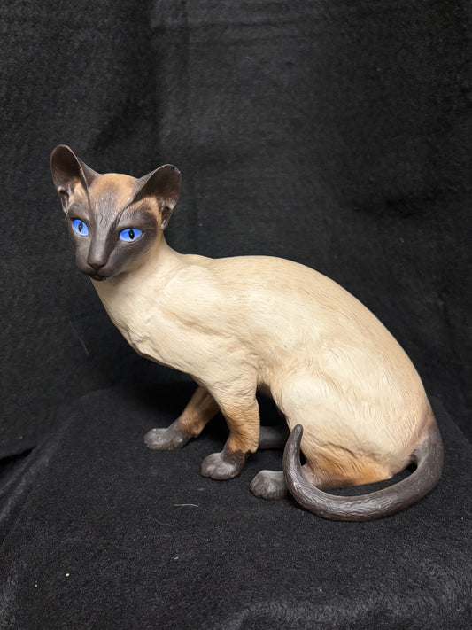 Vintage Siamese Cat Figurine