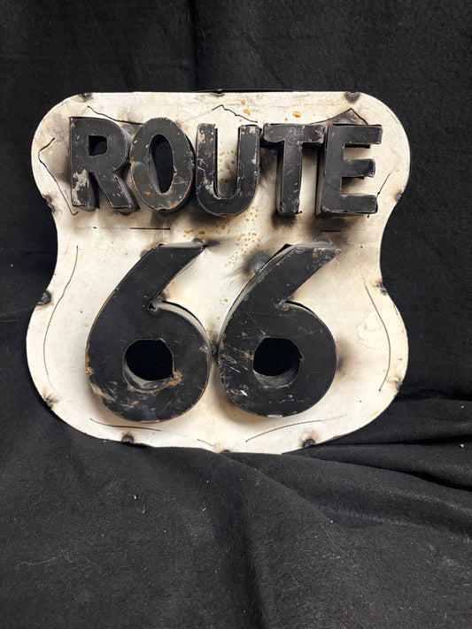 Route 66 Metal Wall Sign