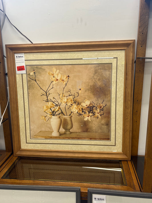 Framed Flower Print