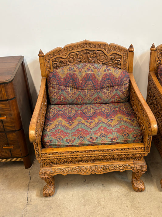 Thai Howdah Hand-Carved Chair