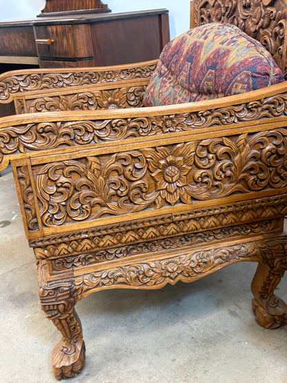 Thai Howdah Hand-Carved Chair