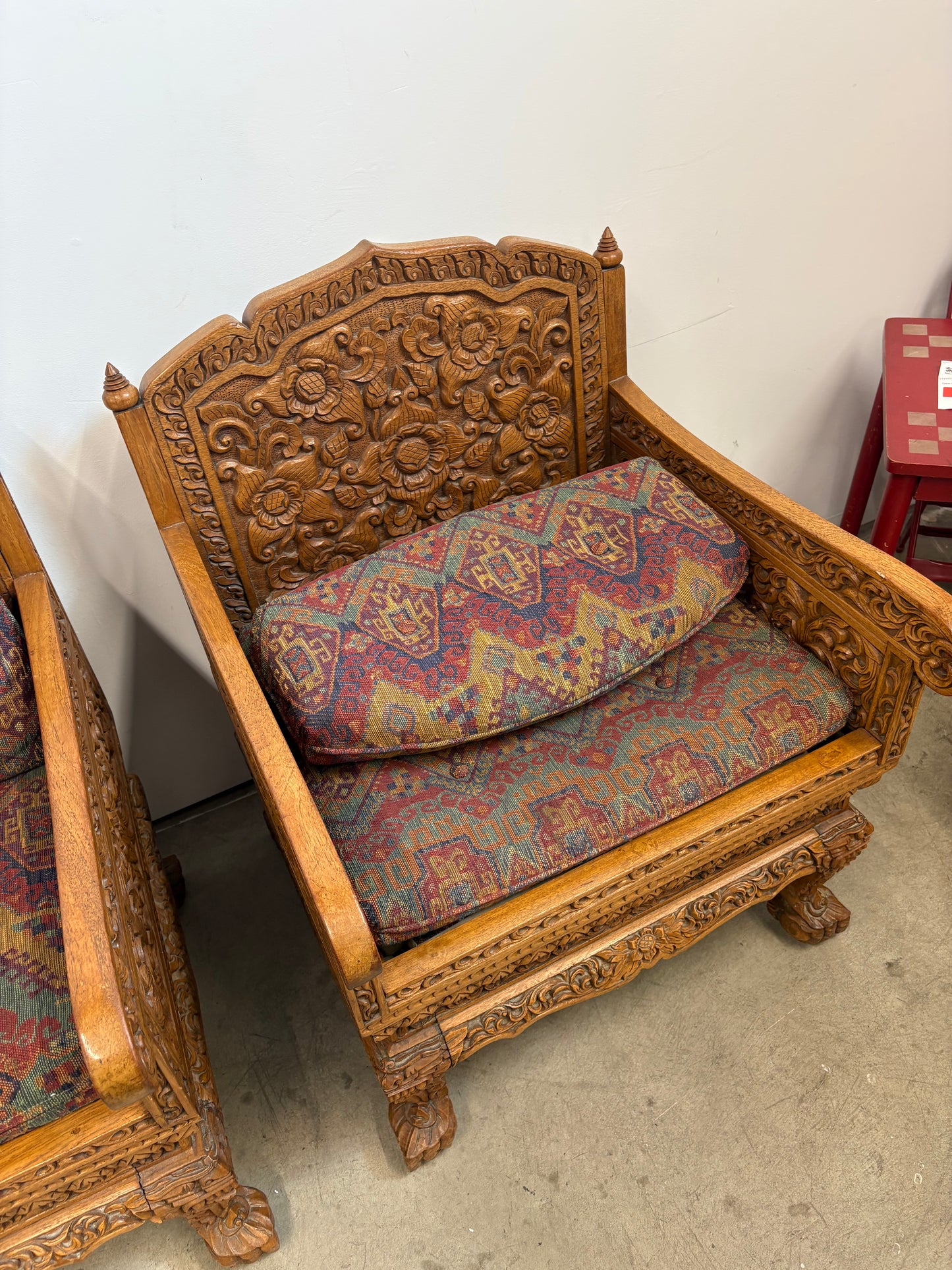 Thai Howdah Hand-Carved Chair