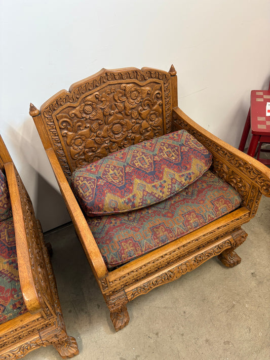 Thai Howdah Hand-Carved Chair