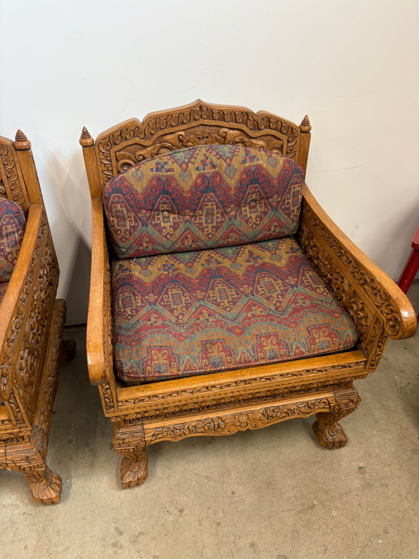 Thai Howdah Hand-Carved Chair