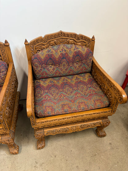 Thai Howdah Hand-Carved Chair