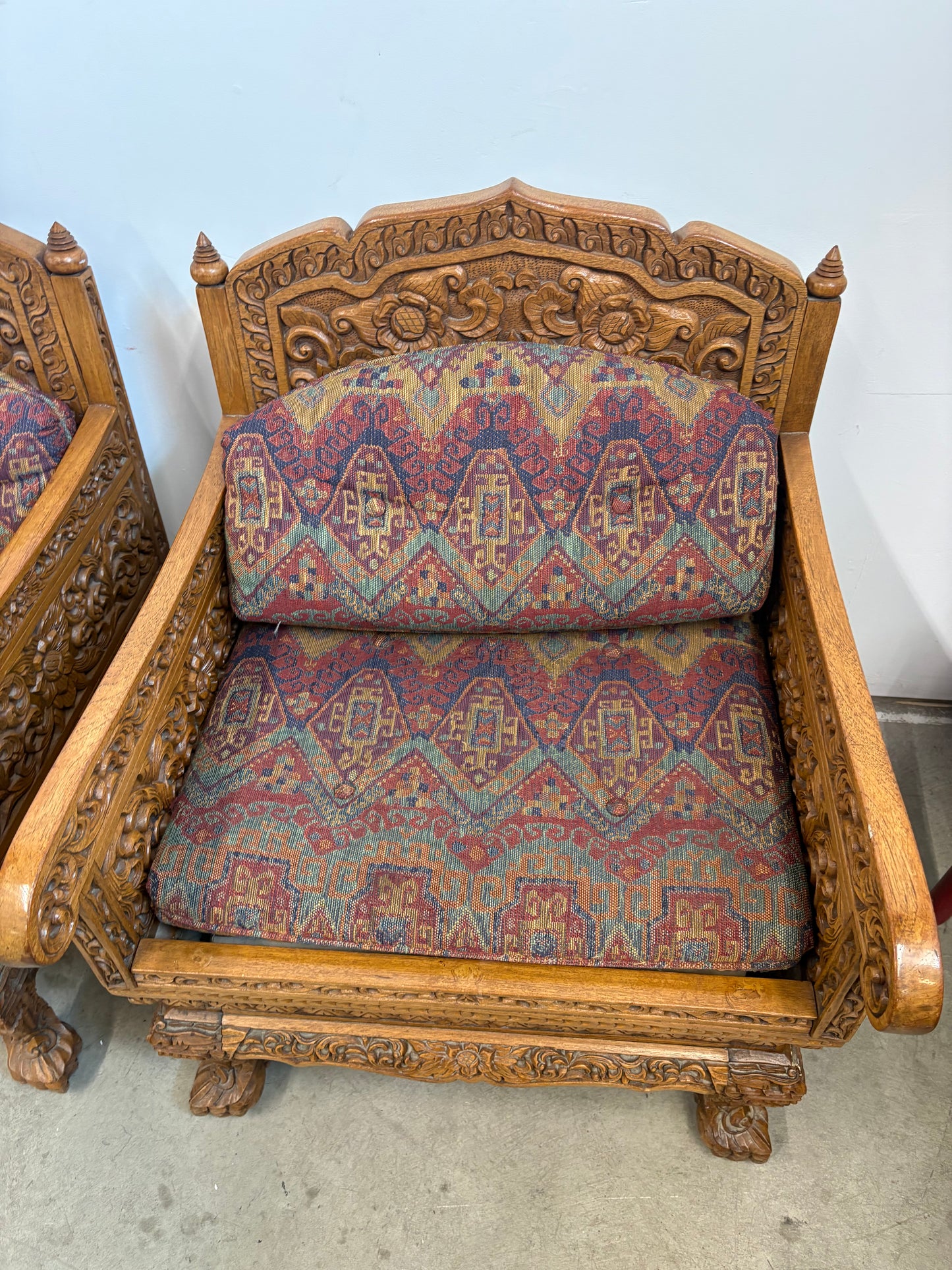 Thai Howdah Hand-Carved Chair