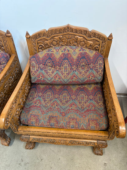 Thai Howdah Hand-Carved Chair