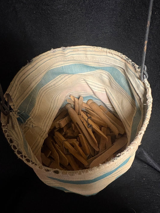 Vintage Clothespin Bag