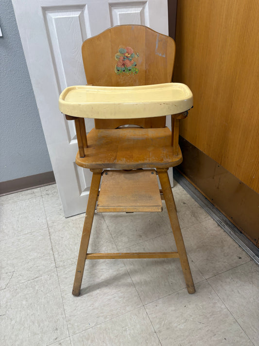 Vintage Wooden Highchair