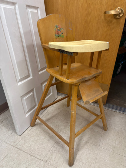 Vintage Wooden Highchair