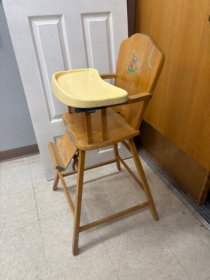 Vintage Wooden Highchair